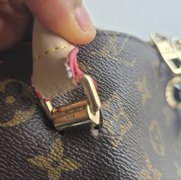 $2500 Louis Vuitton Brown Monogram Pallas  Handbag Women Brown Large - Picture 16 of 16